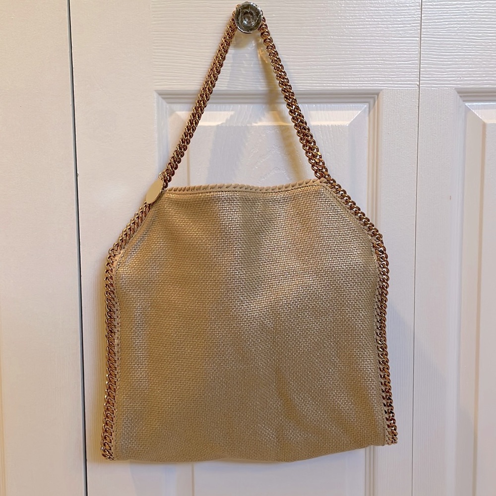 *Used Once* STELLA MCCARTNEY
METALLIC WOVEN FALABELLA SHOULDER BAG